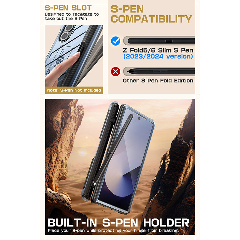 【特価商品】SUPCASE Galaxy Z Fold 6 5G 2024 ケー Galaxy Z Fold6 Unicorn Beetle PRO Rugged Phone case | SUPCASE
