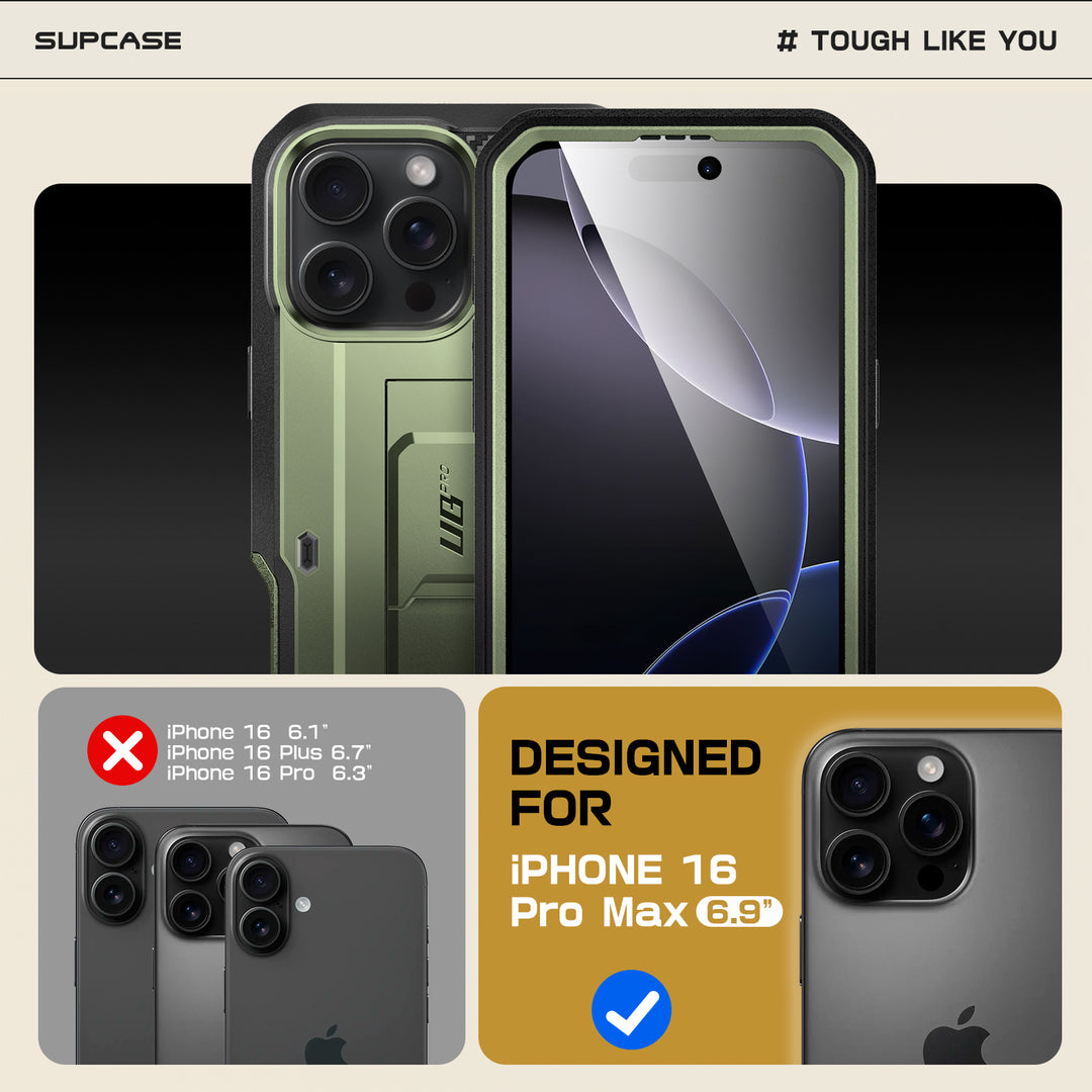 SUPCASE | iPhone 16 Pro Max 6.9 inch (2024) | UB Pro Holster