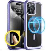 iPhone 16 Pro Max 6.9 inch Unicorn Beetle MAG Slim Clear MagSafe Camera Control Button Case-Purple