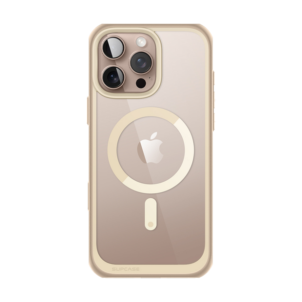 iPhone 16 Pro Max 6.9 inch Unicorn Beetle MAG Slim Clear MagSafe Camera Control Button Case(open box)-Tan