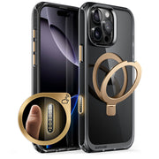 iPhone 16 Pro Max 6.9 inch Unicorn Beetle MAG Stand Slim Clear MagSafe Camera Control Button Case-Black/Gold