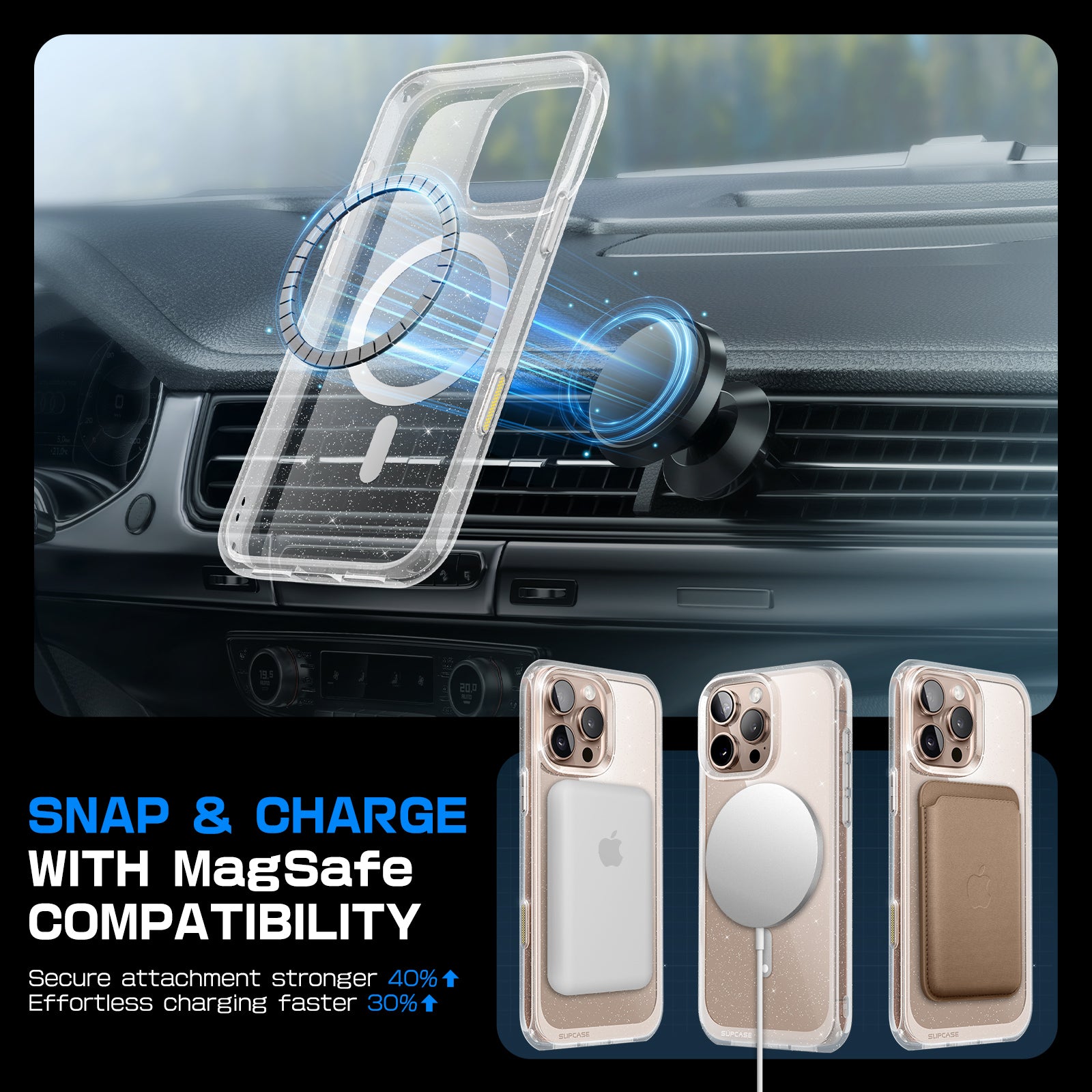 SUPCASE | iPhone 16 Pro Max (2024) | UB MAG Clear Bumper Case