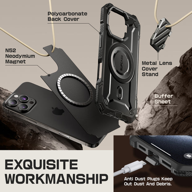 OPEN BOX | iPhone 16 Pro Max 6.9 inch Unicorn Beetle MAG XT MagSafe Case - Black