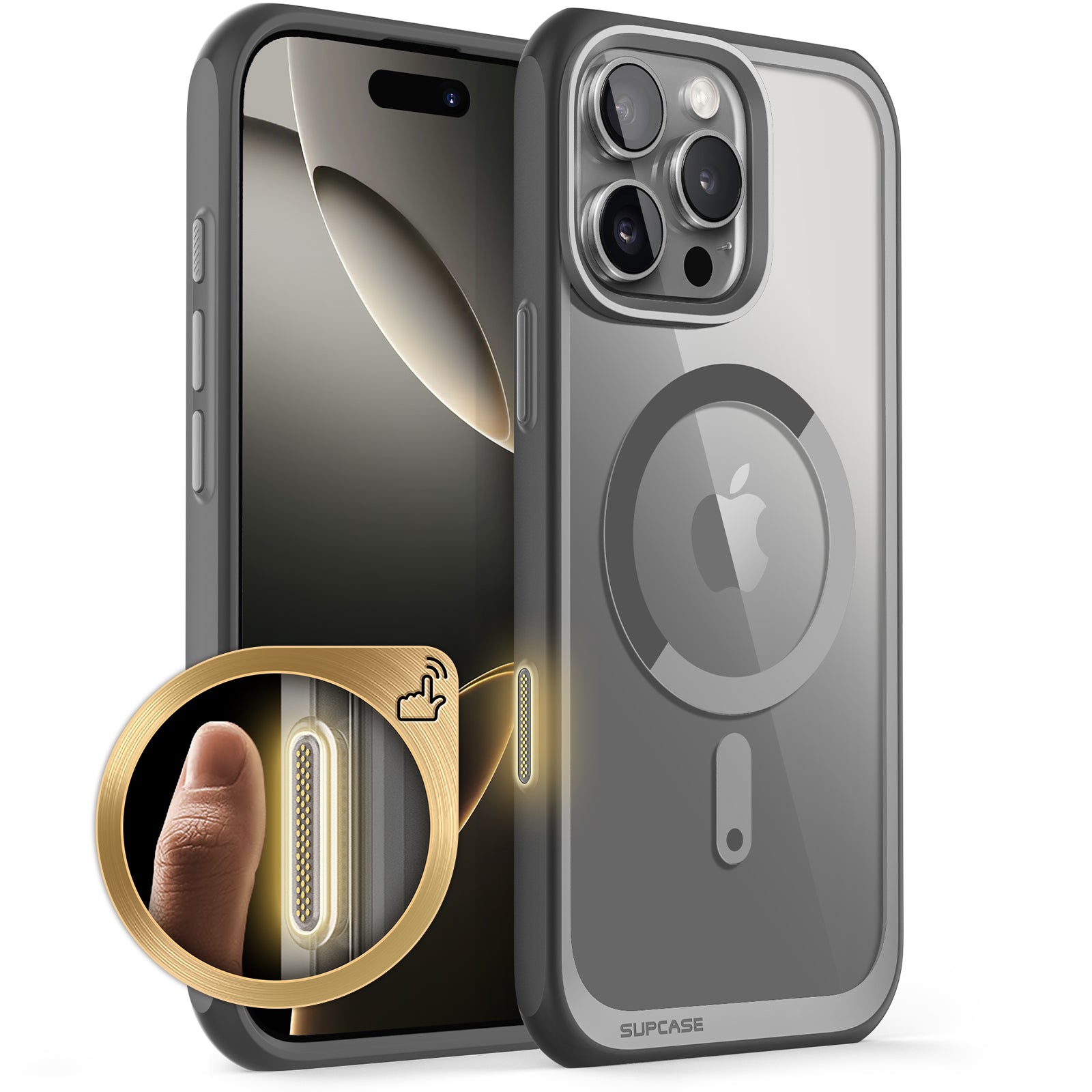 SUPCASE | iPhone 16 Pro (2024) | UB MAG Clear Bumper Case