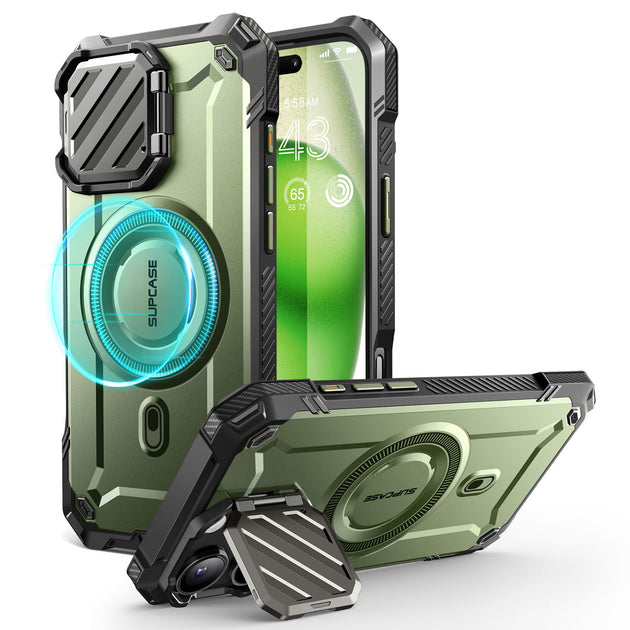 TAURI Magnetica Cover per iPhone 16 Pro con Pulsante di