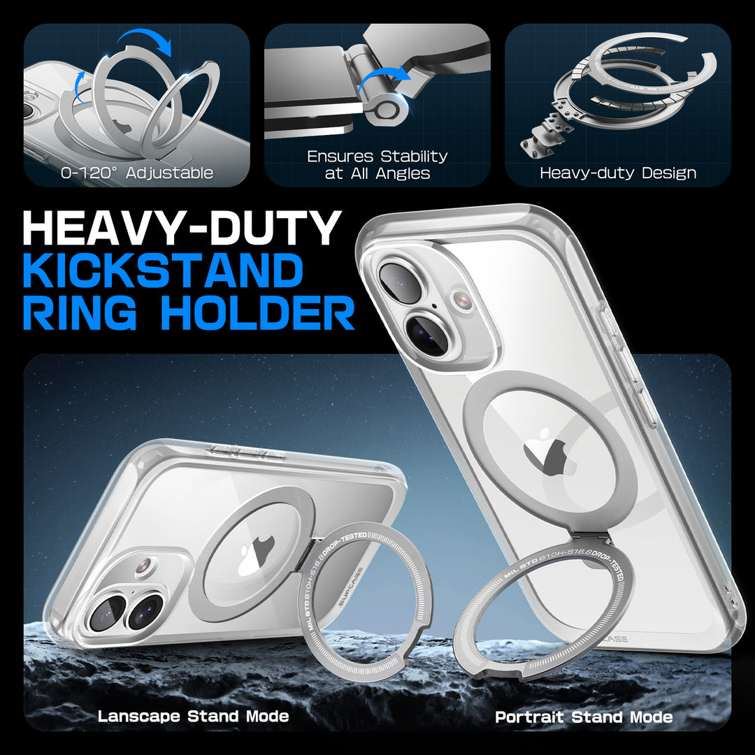 SUPCASE iPhone 16 (2024) UB MAG Stand Clear Bumper Case
