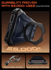 UB GRIP PRO Series iPhone 17 Pro Max MagSafe Phone Case with HD Tempered Glass - Black