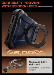 UB GRIP PRO Series iPhone 17 Pro Max MagSafe Phone Case with HD Tempered Glass - Black