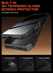 UB GRIP PRO Series iPhone 17 Pro Max MagSafe Phone Case with HD Tempered Glass - Black