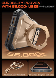 UB GRIP PRO Series iPhone 17 Pro Max MagSafe Phone Case with HD Tempered Glass - Desert