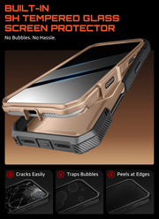 UB GRIP PRO Series iPhone 17 Pro Max MagSafe Phone Case with HD Tempered Glass - Desert