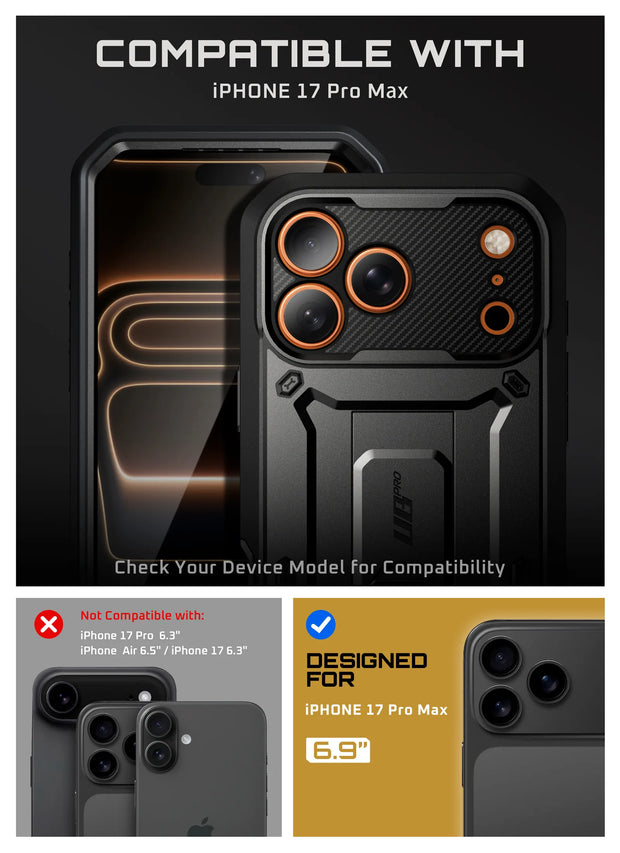 Bundle Sale - iPhone 17 Pro Max UB Pro Series & Airpods Pro 3 UB Pro Protective Case