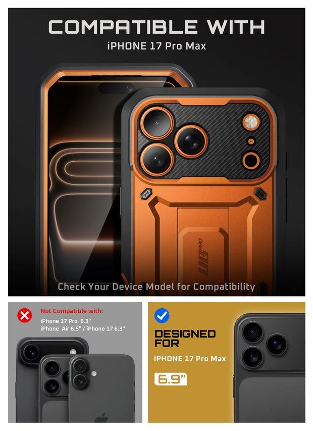 Bundle Sale - iPhone 17 Pro Max UB Pro Series & Airpods Pro 3 UB Pro Protective Case
