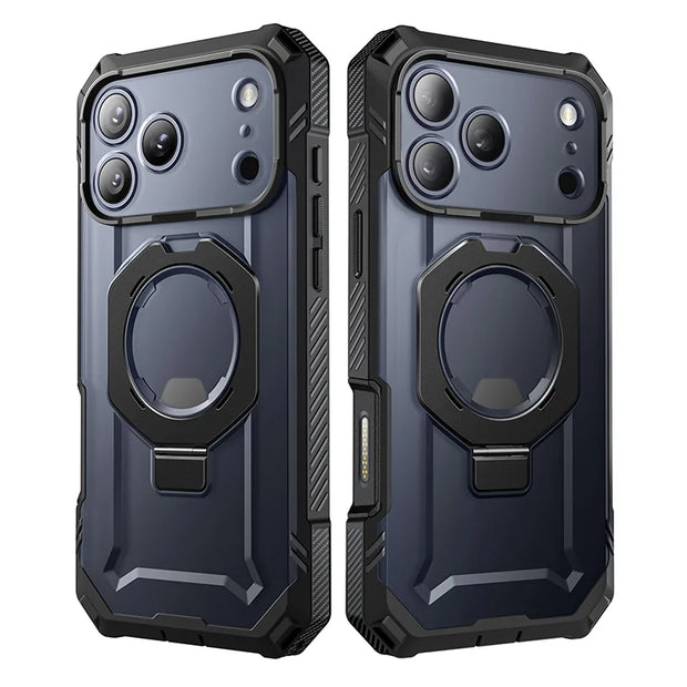 UB GRIP PRO Series iPhone 17 Pro MagSafe Phone Case with HD Tempered Glass - Black