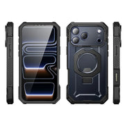 UB GRIP PRO Series iPhone 17 Pro MagSafe Phone Case with HD Tempered Glass - Black