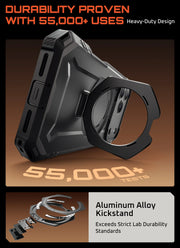 UB GRIP PRO Series iPhone 17 Pro MagSafe Phone Case with HD Tempered Glass - Black