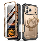 UB GRIP PRO Series iPhone 17 Pro MagSafe Phone Case with HD Tempered Glass - Desert