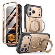 UB GRIP PRO Series iPhone 17 Pro MagSafe Phone Case with HD Tempered Glass - Desert