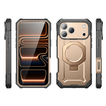 SUPCASE Unicorn Beetle Grip Pro Mag MagSafe Case for Apple iPhone 17 Pro Desert Gold