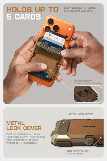 SUPCASE | MagSafe | Magnetic Wallet with Stand
