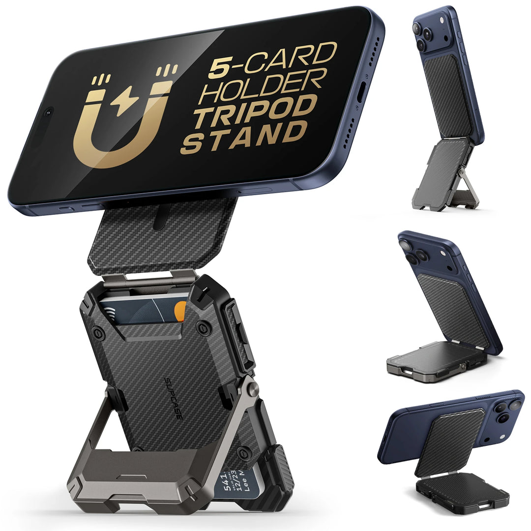 SUPCASE | MagSafe | Magnetic Wallet with Stand
