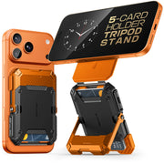 Bundle Sale - MagFlip Wallt with Stand (Coral) & iPhone 17 Pro Max UB GRIP PRO Series Phone Case (Coral)