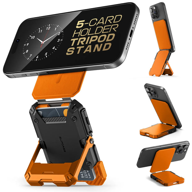 Bundle Sale - MagFlip Wallt with Stand (Coral) & iPhone 17 Pro Max UB GRIP PRO Series Phone Case (Coral)