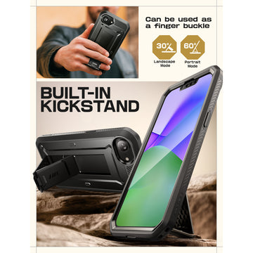 iPhone 16e Unicorn Beetle Pro Rugged Case-Black iPhone 16e Unicorn Beetle Pro Rugged Case-Black