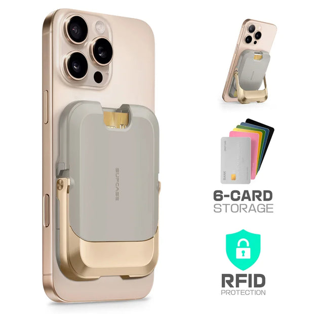 UB Mag Vault Magnetic Wallet with Stand - Gold