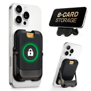 UB Mag Vault Magnetic Wallet with Stand - Carbon Black