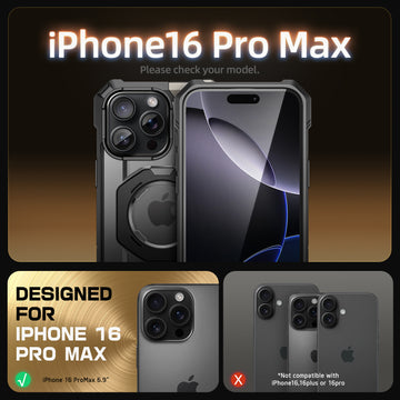 SUPCASE UB MAG XT iPhone 16E (2025) MagSafe Custodia Robusta Nera