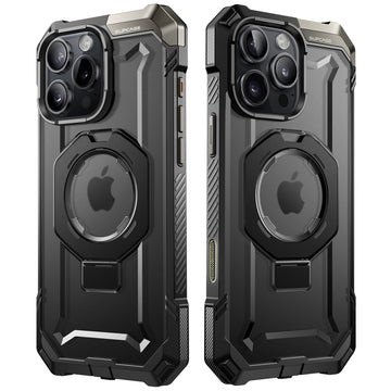 Custodia Robusta SUPCASE UB Grip Per IPhone 16e (2025) Con MagSafe, Nera, In Policarbonato, Protezione Antiurto Con Anello E Supporto - Foto 4