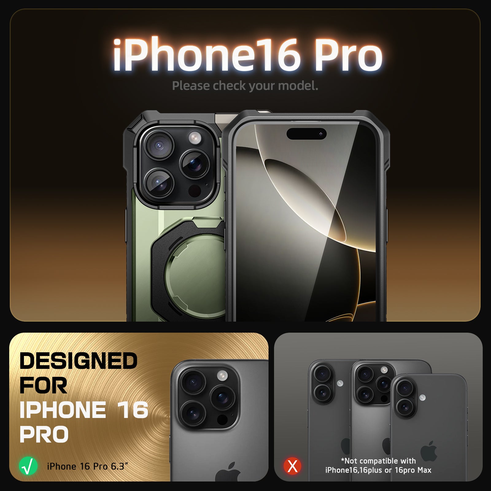 iPhone 16 Pro UB Grip MagSafe Phone Case | SUPCASE