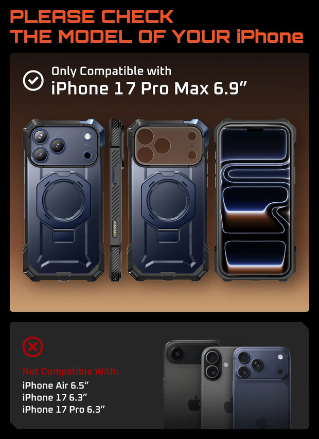 Bundle Sale - iPhone 17 Pro Max UB GRIP Series & Airpods Pro 3 UB Pro Protective Case