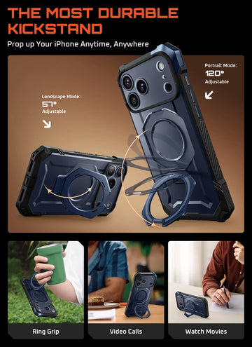SUPCASE Unicorn Beetle Grip MagSafe Case for iPhone 17 Max, Shock Absorbing, Azure (SUP-iPhone2025Max-UBGrip-Azure) SUPCASE Unicorn Beetle Grip MagSafe Case for iPhone 17 Max, Shock Absorbing, Azure (SUP-iPhone2025Max-UBGrip-Azure)