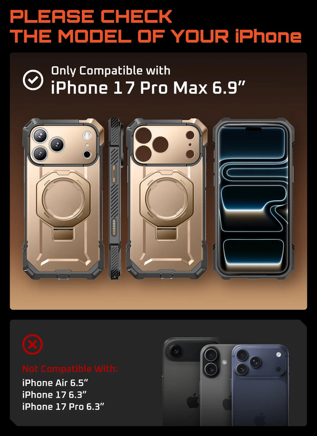 Bundle Sale - iPhone 17 Pro Max UB GRIP Series & Airpods Pro 3 UB Pro Protective Case