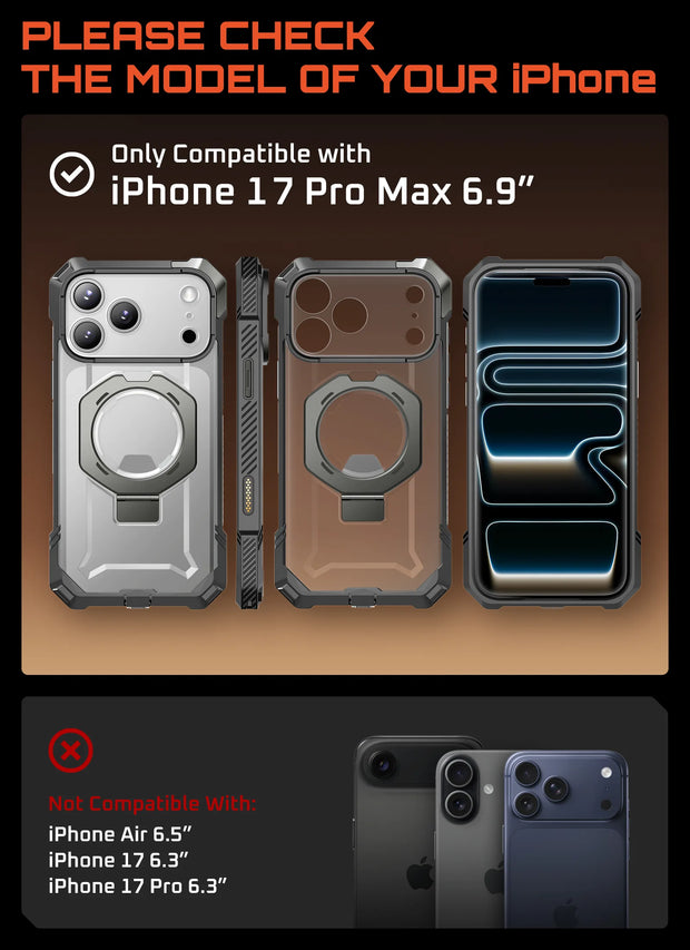 Bundle Sale - iPhone 17 Pro Max UB GRIP Series & Airpods Pro 3 UB Pro Protective Case