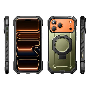 ESR Cover per iPhone 17 Pro Max, Controllo della fotocamera, Compatibile con MagSafe, Supporto integrato, Protezione di livello militare, Retro resistente ai graffi, Serie Classic, Trasparente ESR Cover per iPhone 17 Pro Max, Controllo della fotocamera, Compatibile con MagSafe, Supporto integrato, Protezione di livello militare, Retro resistente ai graffi, Serie Classic, Trasparente