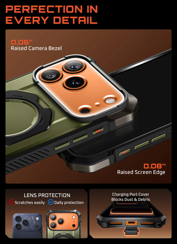 UB GRIP Series iPhone 17 Pro Max MagSafe Camera Control Button Phone Case - Guldan