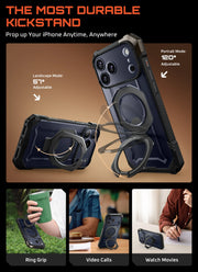 UB GRIP Series iPhone 17 Pro MagSafe Camera Control Button Phone Case - Black