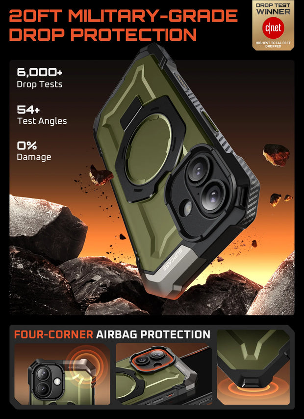 UB GRIP Series iPhone 17 MagSafe Camera Control Button Phone Case - Guldan