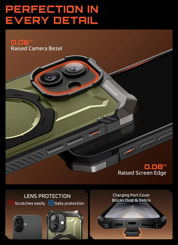 UB GRIP Series iPhone 17 MagSafe Camera Control Button Phone Case - Guldan