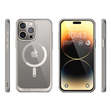 Hoesje Voor IPhone 15/15 Pro/15 Plus/15 Pro Max, [Compatibel Met MagSafe] Militaire Aluminiumlegering Bumper Matte Hard PC Back Cover