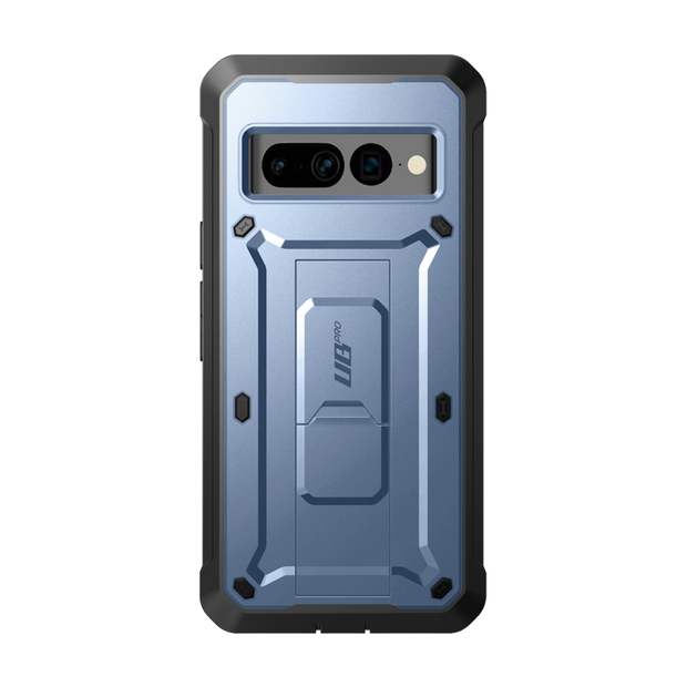 Google Pixel 7 Pro Unicorn Beetle PRO Rugged Holster Case(open box)-Metallic Blue