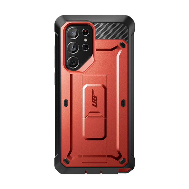 Galaxy S22 Ultra Unicorn Beetle PRO Rugged Case(open box)-Metallic Red