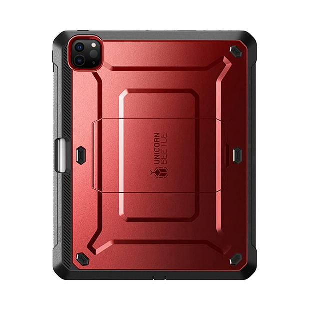 iPad Pro 12.9 Inch (2021) Unicorn Beetle Pro Rugged Case(open box)-Metallic Red