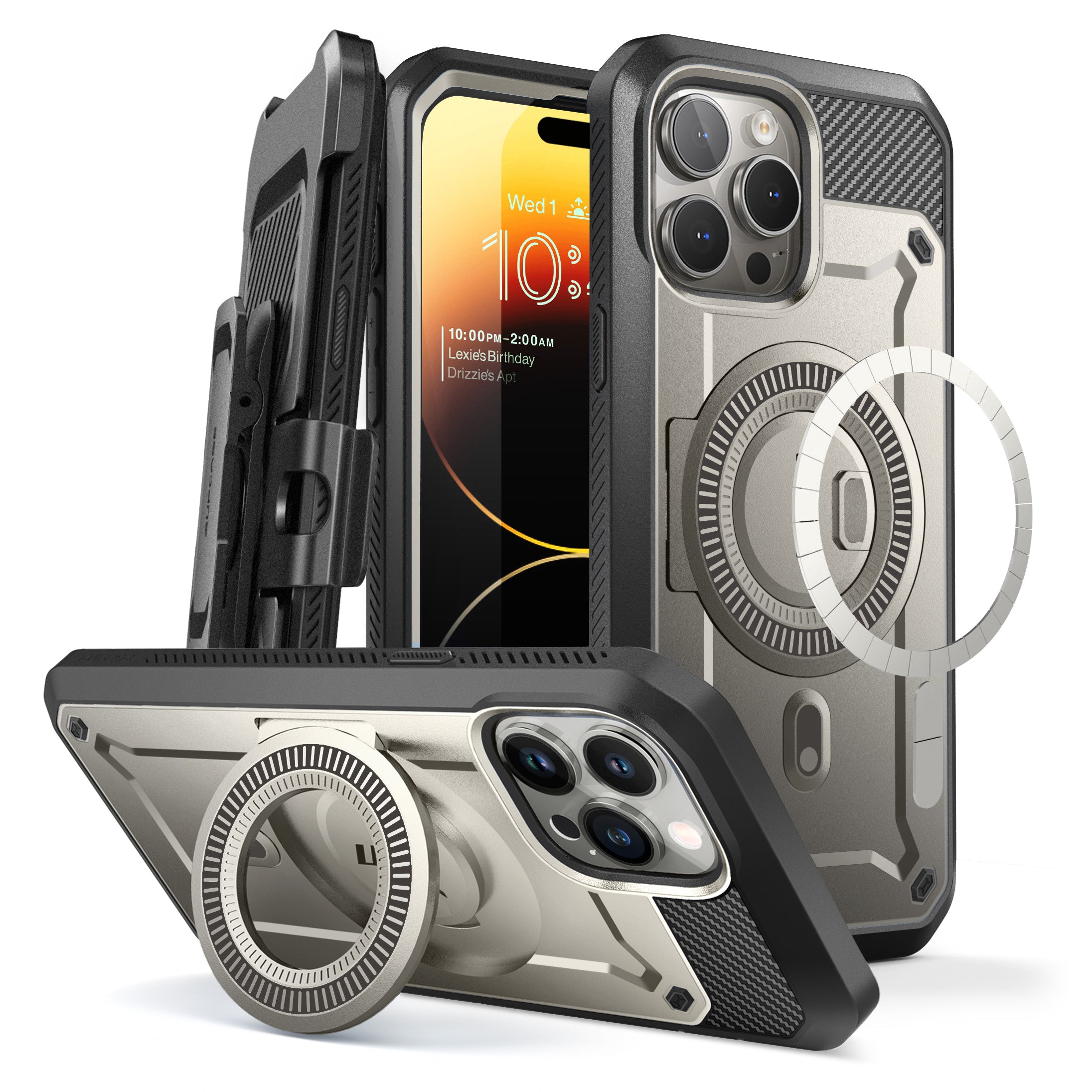 SUPCASE | iPhone 15 Pro 6.1 inch (2023) | UB Pro MAG Holster Case