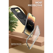 iPhone 15 Pro 6.1 inch Unicorn Beetle PRO MAG Rugged MagSafe Case-Titan Gray