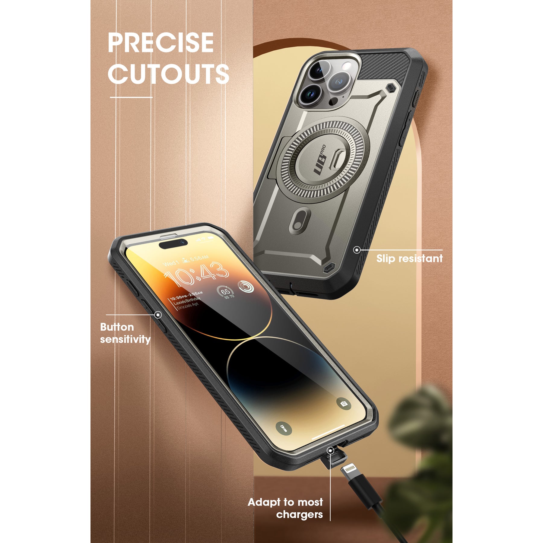 SUPCASE | iPhone 15 Pro Max 6.7 inch (2023) | UB Pro MAG Holster Case