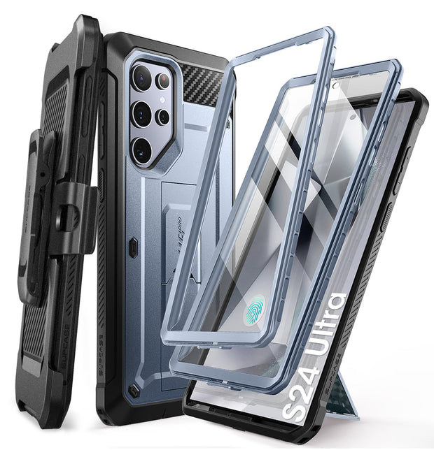 Galaxy S24 Ultra Unicorn Beetle PRO Rugged Case-Metallic Blue